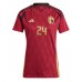 Echipament fotbal Belgia Amadou Onana #24 Tricou Acasa European 2024 pentru femei maneca scurta